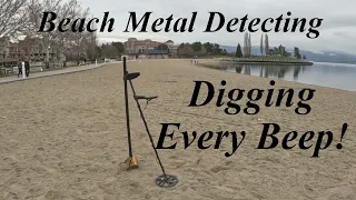 What if I Dig Every Beep on this Beach? Metal Detecting.