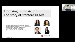 From Anguish to Action: The Story of Stanford HEARs | DoM Grand Rounds | 31 May 2023
