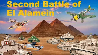 LEGO/COBI WW2 Second Battle of El Alamein  FULL ANIMATION