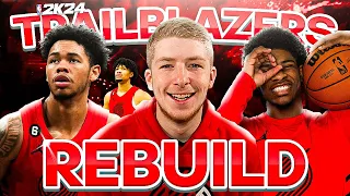 Our First NBA 2K24 Rebuild Begins With My Trailblazers..