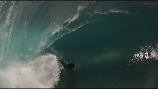 8 Bombs With Carlos Sanz Jorge - Charging Shallow Slabs at El Fronton --- [Bodyboard, Bodyboarding]