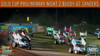 Gold Cup Preliminary A Main Night 2 | World of Outlaws Sprint Cars | Silver Dollar Speedway