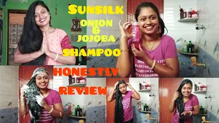 First time Sunsilk onion shampoo applying in my hair/Sunsilk onion shampoo's honestly review