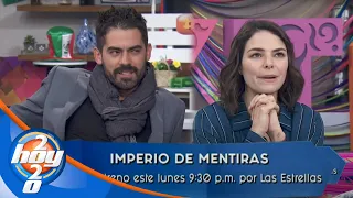 Alejandra Robles Gil e Iván Arana contarán una historia impactante en 'Imperio de mentiras' | Hoy