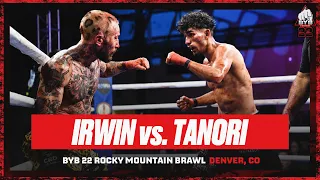 Bare Knuckle Fight of the Year 2023? Mark "The Shark" Irwin v. Julio Tanori for BYB Lightweight Belt