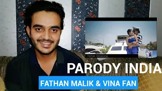 REACTING TO BAAZIGAR O BAAZIGAR - FATHAN MALIK & VINA FAN | PARODY INDIA