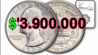 Top 35 MOST VALUABLE QUARTERS IN CIRCULATION–Rare Washington Quarter Dollar Worth list