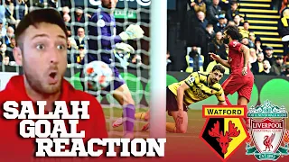 Liverpool Fan Reacts to Mo Salah's Goal Against Watford | Full Reaction