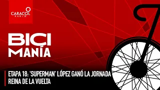 Etapa 18: 'Superman' López ganó la jornada reina de La Vuelta