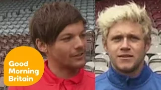 One Direction's Niall Horan And Louis Tomlinson Face Off In Soccer Aid | Good Morning Britain