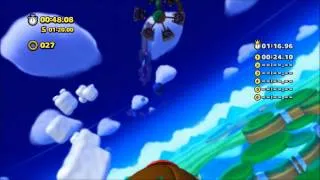 Sonic Lost World Wii U Windy Hill Zone 1 S-rank