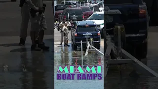 Busted at the Ramp | Miami Boat Ramps #shorts #boating #boat #boatlife #hangon #fail