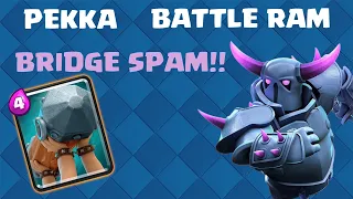 Clash Royale Best Pekka Bridge Spam Deck - Gameplay & Strategy