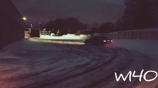 W140 s-class drift around/дрифт, мерседес бочком валить Benz life