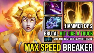 SPEED IS KING!! Moon Shard Carry Mid Dawnbreaker Heavy DPS Hit Like a Truck EZ Counter PA Dota 2