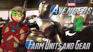 Square-Enix Marvel's Avengers 22 Strong Boxes in 15 Minutes! Great for Farming Gear and Units!