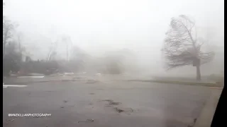 INSIDE THE EYE WALL! Cat 5 Hurricane Michael / Panama City, FL