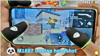 Poco x3 pro free fire gameplay test 2 finger handcam m1887 onetap headshot 120Hz display smoothaf