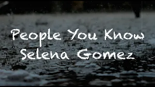 【1 hour loop】people you know - Selena Gomez (sped up last part remix) ryoukashi lyrics video