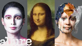 3 Makeup Artists Turn a Model Into The Mona Lisa | Triple Take | Allure