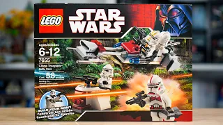 LEGO Star Wars 7655 CLONE TROOPERS BATTLE PACK Review! (2007)