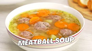 Mom's Meatball Soup. Recipe by Always Yummy!