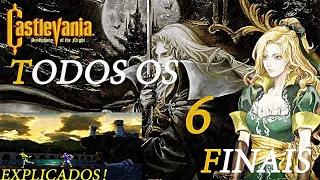 todos os 6 finais de castlevania symphony of the night explicados e detalhados!