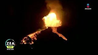 Continúa la erupción volcánica en La Palma, España | Noticias con Francisco Zea