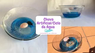 Experimento fácil de Ciências: Chuva Artificial / Ciclo da Água