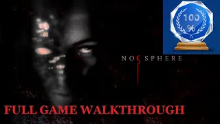 NOOSPHERE GAMEPLAY 100% TROPHY / ACHIEVEMENT WALKTHROUGH / SPEEDRUN NOOSPHERE HORROR GAME