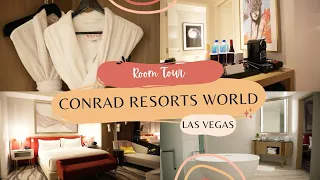 Conrad Resorts World Las Vegas | Strip View One Bedroom Suite Walk Through Tour