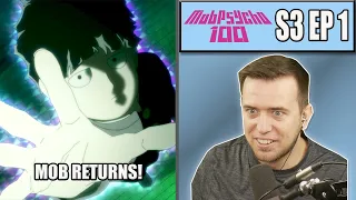 MOB IS BACK IN ACTION! - Mob Psycho 100 Season 3 Episode 1 - Rich Reaction