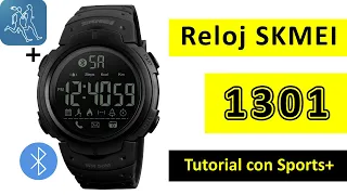 Reloj deportivo Skmei 1301 review, tutorial en español