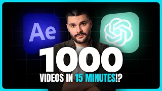 How I created 1000 YouTube videos using ChatGPT and After Effects