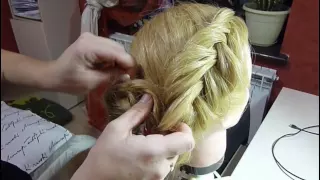 Обратный "колосок","рыбий хвост"/fishtail french braid