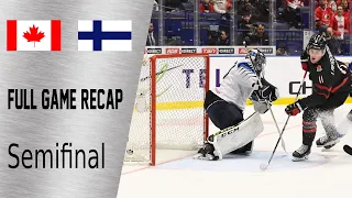 Canada vs Finland Semifinal game Highlights | January 4th, WJC 2020