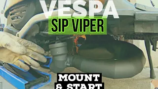 VESPA sip road XL VIPER BIGbox mount & 1st start / FMPguides - Solid PASSion /