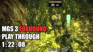 MGS 3 | E-Extreme Play | FOXHOUND | STEAM