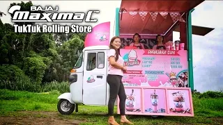 Maxima Cargo Tuktuk Rolling Store Food Truck