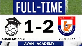 ACADEMY-11-3  1-2  VEDI FC-11