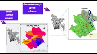 Study area or location mapping with ArcGIS | make your map different from others and compelling