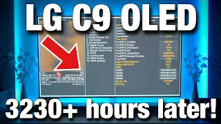LG C9 OLED - Month 22 Burn in Test! 3230 Hours Usage!