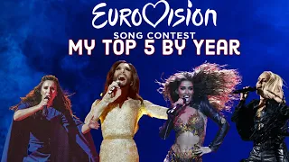 Eurovision: My Top 5 By Year (2010-2021)