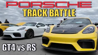 Modded Porsche 718 GT4 vs GT4 RS - [GT4 Track Review, Track Battle]