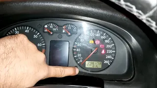 غلق تذكير ميعاد الزيت والفحص من العداد vw oil and insp light reset