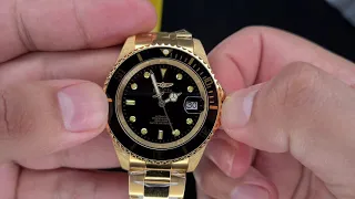 cómo cambiar fecha y hora reloj invicta pro diver automáticamente calibre NH35 Seiko