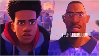 Spider-Man: Across The Spider-Verse - Party - Miles Grounded Scene