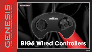 BIG6 SEGA® Genesis Controller - Wired Ports