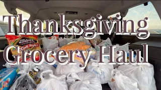 THANKSGIVING GROCERY HAUL FOR OUR FAMiLY OF 10 🛒🦃