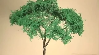 Vegetação em Miniaturas: Temática Árvores de Palha de Aço